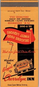 Vintage Matchbook Cover Boggio's Cherrelyn Inn Englewood, Colorado MB173