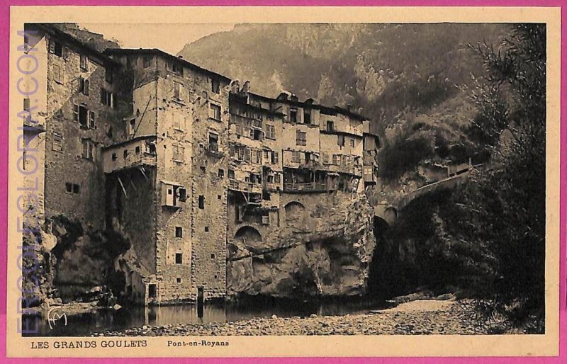 ag4115 - FRANCE - VINTAGE POSTCARD - Pont-en-Royans-