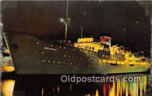 Eastern Steamship Corp Miami, Florida USA Ship Writing on back tape on front ...