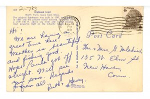 MA -  Cape Cod, North Truro. Highland Lighthouse