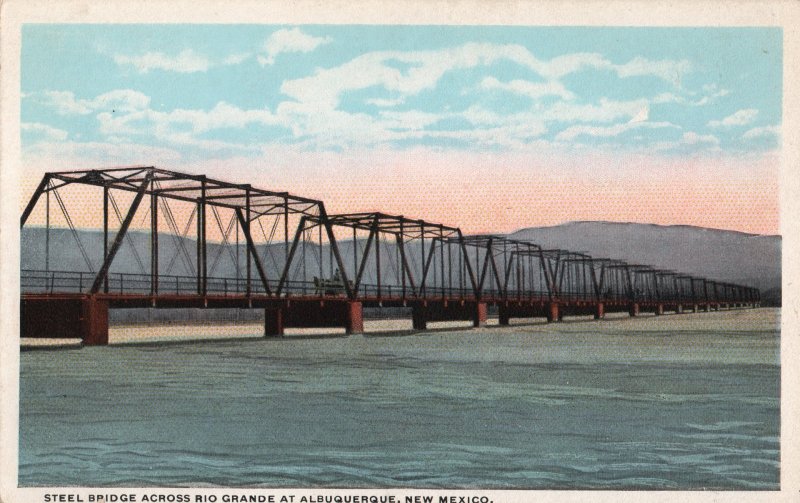 17090 Steel Bridge Across Rio Grande, Albuquerque, New Mexico