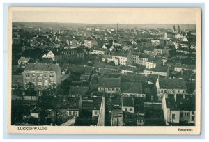 c1940s Panorama View Luckenwalde Germany Unposted Vintage Postcard