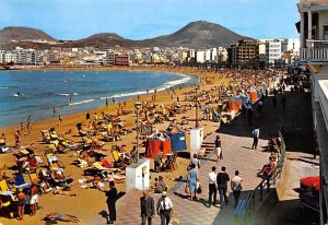 Playa de las Canteras Las Palmas de Gran Canaria Spain 1970 