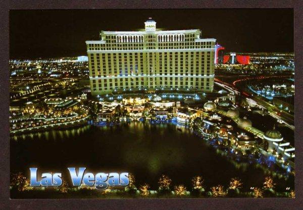 NV Bellagio Hotel & Casino LAS VEGAS NEVADA Postcard PC