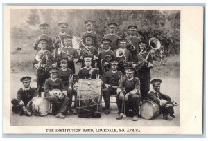 South Africa Postcard The Institution Band Lovedale c1910 Antique Unposted