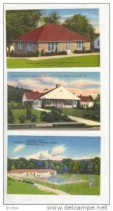 3 PCS, Including Asbury Dining Hall, Jumonville Methodist Training Center Uni...