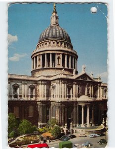 Postcard St. Paul's Cathedral, South Side, London, England