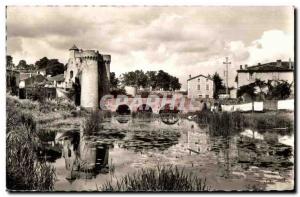 Old Postcard Parthenay La Tour Saint Jacques and Thouet