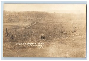 RPPC Real Photo John Madden Farm Springdale AR. #5 Postcard P172E