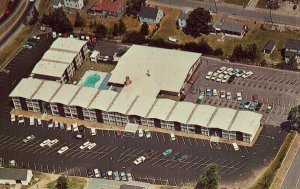 Vintage Postcard - Aerial View - Hotel 128 - Deham, Massachusetts