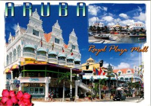 Oranjestad, Aruba  ROYAL PLAZA MALL Shopping Center  4X6 Continental Postcard