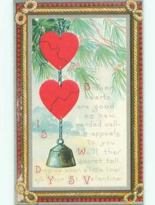 Divided-Back VALENTINE DAY SCENE Great Postcard W8041