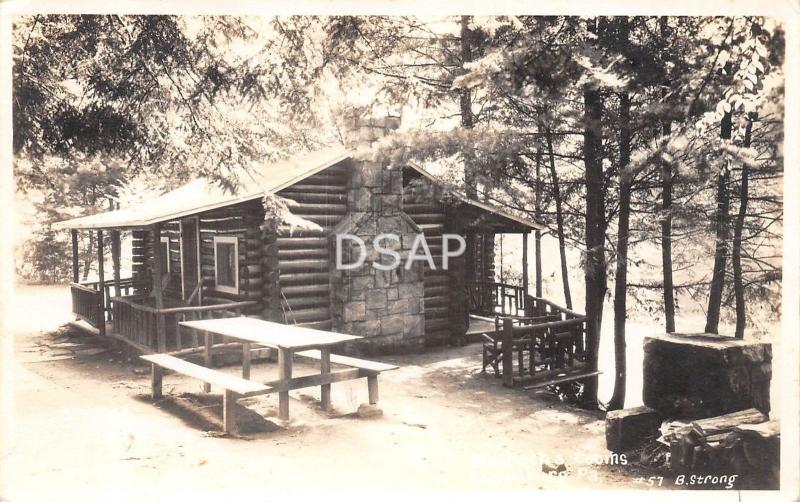 Pennsylvania Pa Postcard Real Photo RPPC c1920s COOKSBORO Macbeth's Cabins