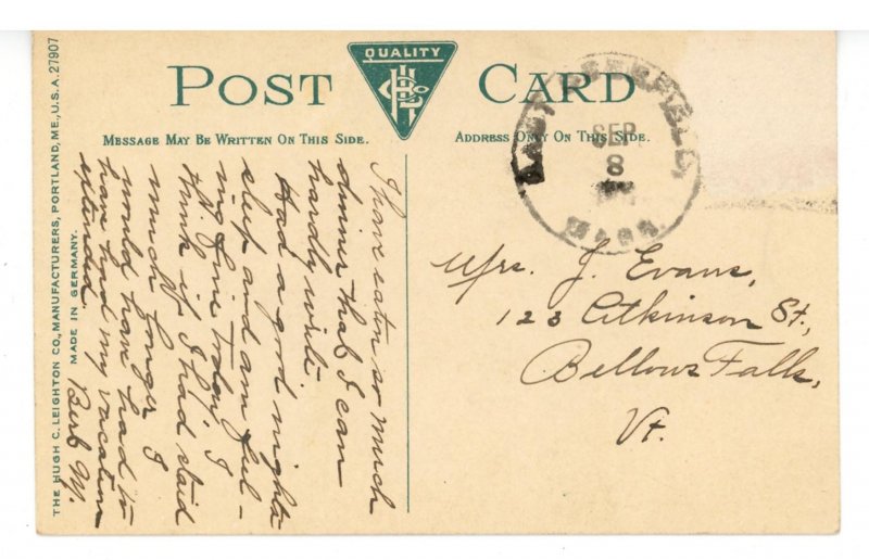 MA - Lake Pleasant. Lovers Lane