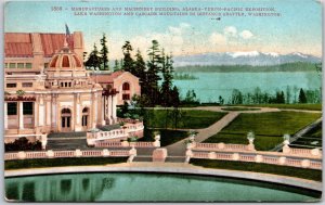 1909 Manufacturers & Machinery Bldg. Alaska Yukon Pacific Expo Posted Postcard