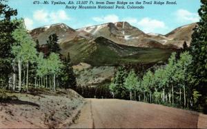 Colorado Rocky Mountains Mt Ypsilon From Deer Ridge 1943