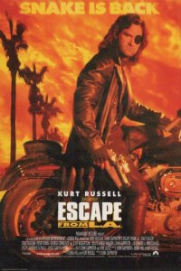 Movie Advertising Postcard -Kurt Russell, Escape From L.A, Snake is Back RR23152