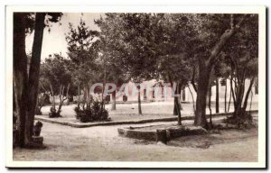 Montpellier Old Postcard A courtyard