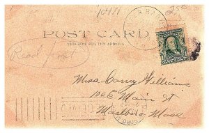 Husband & Wife Farmers  RPPC