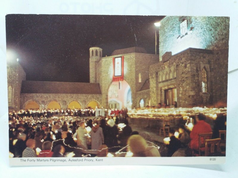 The Forty Martyrs Pilgrimage Aylesford Priory Kent Vintage Postcard