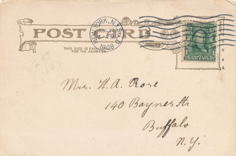 Highbridge NYC, New York City over the Harlem River - pm 1908 - UDB