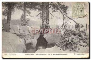 Old Postcard Army Drill D & D Post # 39Argonne & # 39Observation 200m German ...