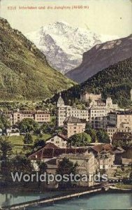 Interlaken und die Jungfrau Swizerland Postcard