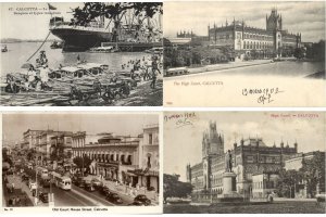 INDIA CALCUTTA 40 Vintage Postcards (L5852)