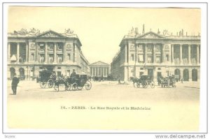 La Rue Royale Et La Madeleine, Paris, France, 1900-1910s