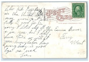1916 Hotel Northern Building Billings Montana MT Antique Posted Postcard