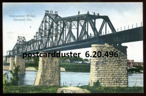 496 - CORNWALL Ontario Postcard 1910s International Bridge