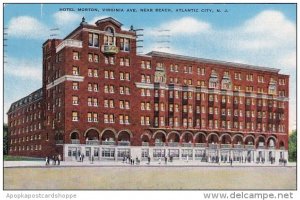 New Jersey Atlantic City Hotel Morton Virginia Avenue Beach 1948