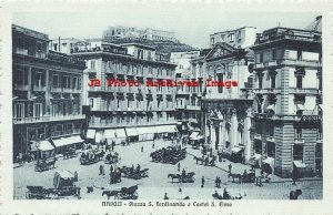 Italy, Napoli, Naples, Piazza S Ferdinando, Castel S Elma