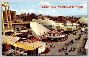 Seattle Washington~World's Fair~Industrial Exhibits~1962 Postcard