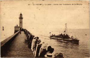 CPA Le TRÉPORT-La Jetée Entrée des Torpilleurs de la Manche (348182)