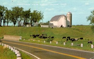 Garrettsville, Ohio - Greetings from a farm in Garrettsville - c1960