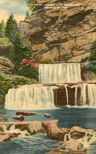 PA - Canadensis. Indian Ladder Falls