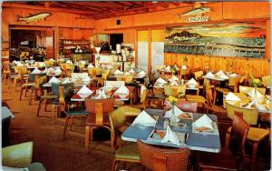 JOHN'S PASS, Madeira Beach, Florida FL ~ KINGFISH RESTAURANT Interior Postcard