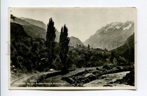 424060 Chile Cordillera de Los Andes Paisaje Aconcagua Vintage photo postcard