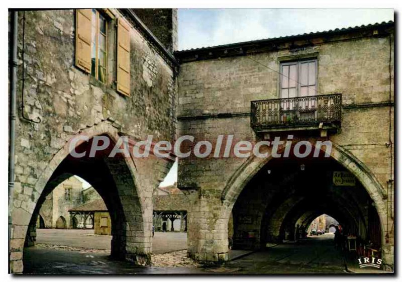 Postcard Modern Monpazier Corniere North Old Bastide