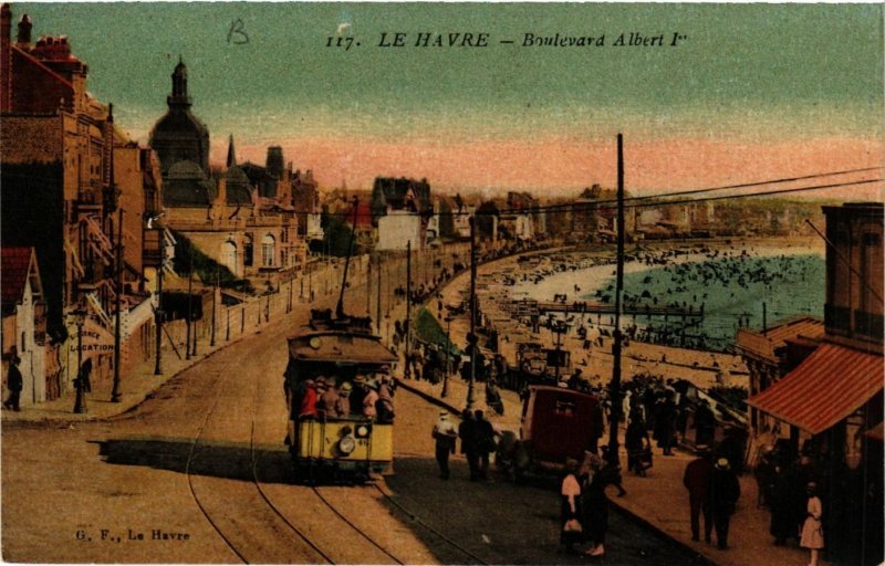 CPA Le HAVRE-Boulevard Albert Ier (348624)