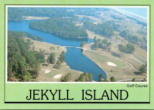 Georgia Jekyll Island Aerial View Showing Golf Course