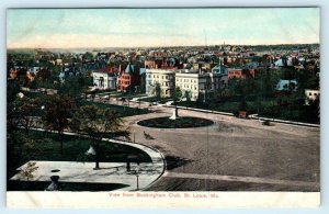 ST. LOUIS, Missouri MO ~ Birdseye View from BUCKINGHAM CLUB c1910s   Postcard