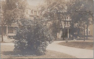 RPPC Postcard View Madison Park Chicago IL 1907