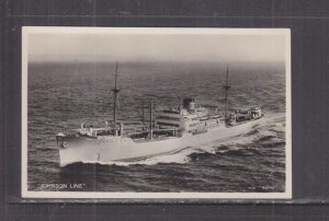 SWEDEN  MS BOLIVIA  JOHNSON LINE, c1950 ppc., unused.