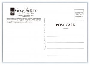 The Grove Park Inn & Country Club Asheville NC Postcard Continental View Card 
