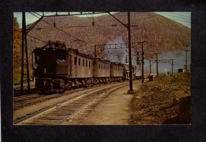 MA Boston and & Maine Railroad Train Electric Hoosac Tunnel Massachusetts PC