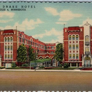 1950 Minneapolis, Minn Francis Drake Hotel 10th St 5th Ave Jagged Border MN A221