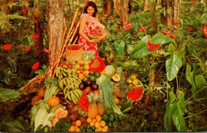 Hawaii Display Of Hawaii's Fruits and Vegetables