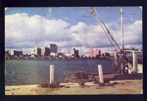 Corpus Christi, Texas/TX  Postcard, $2,500,000 Seawall & Business District,1952!